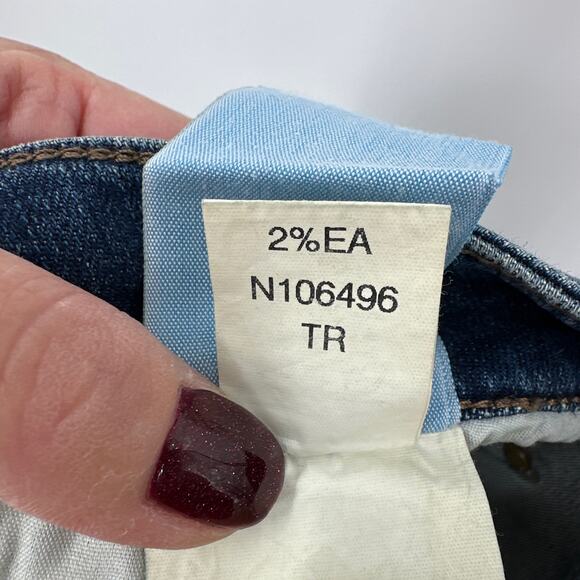 Mavi Jeans Adriana Mid-Rise Super Skinny Distressed Jeans Size 27 NWT - Picture 6 of 6